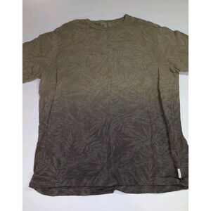 American Eagle AE Men's Super Soft Slub Cotton T-shirt Dip Dye Green Size XL